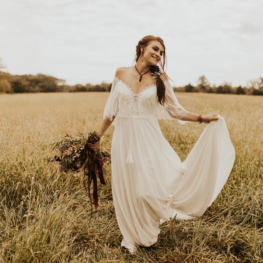 Wilderly Bride Bohemian Wedding Dress